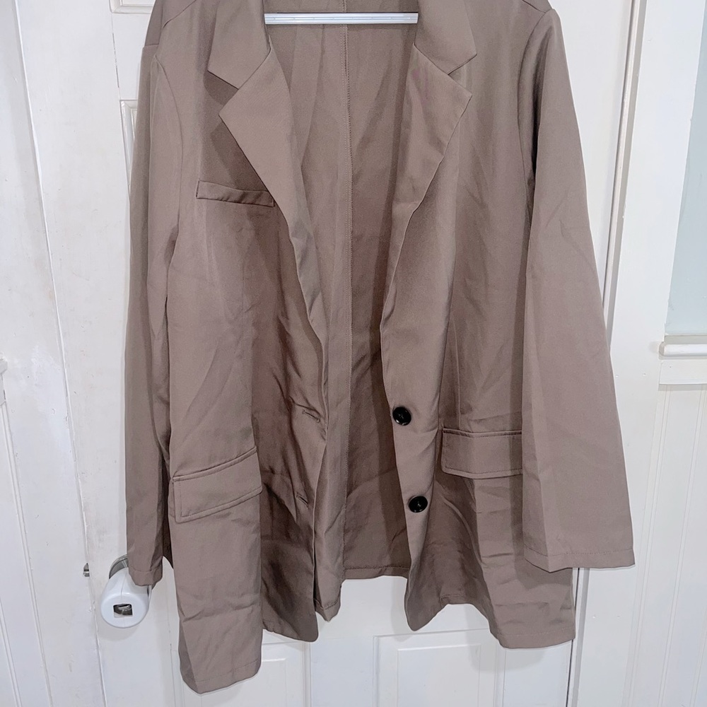 Brown blazer jacket